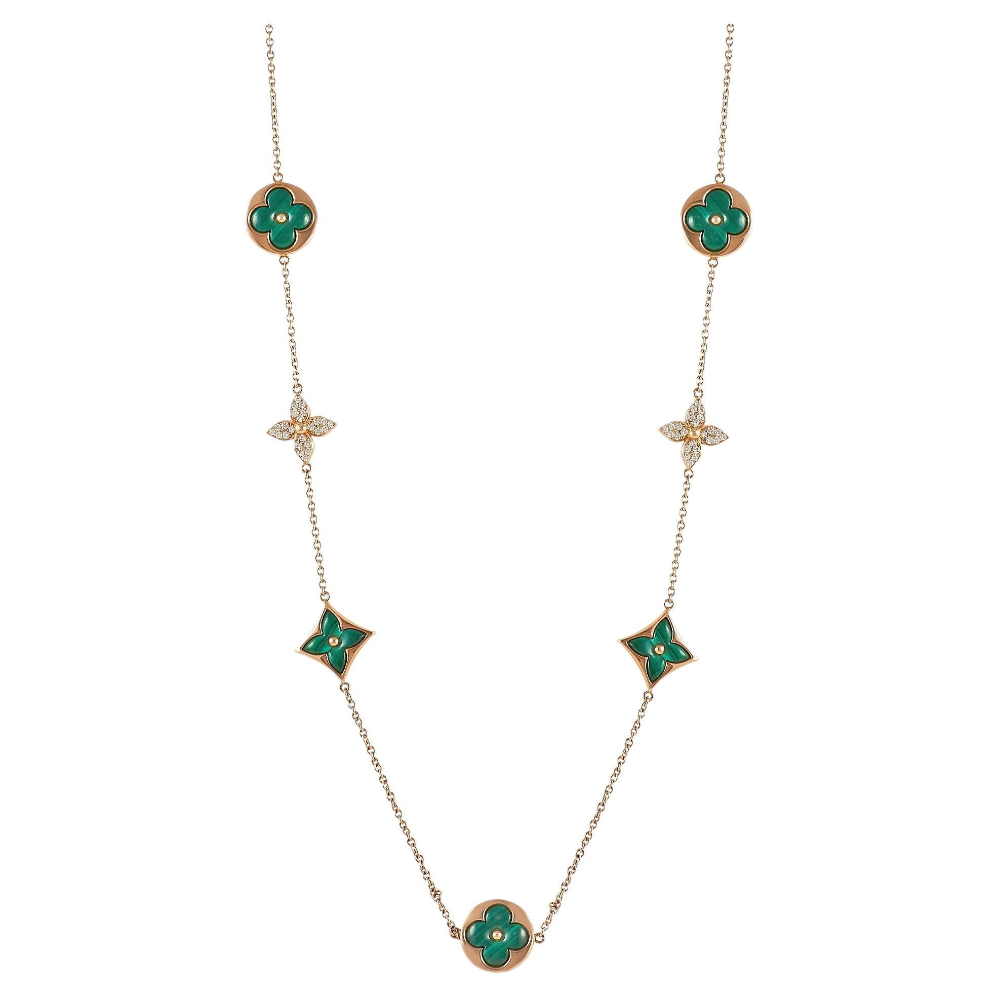 Shop Louis Vuitton Flower Necklaces & Pendants by CITYMONOSHOP