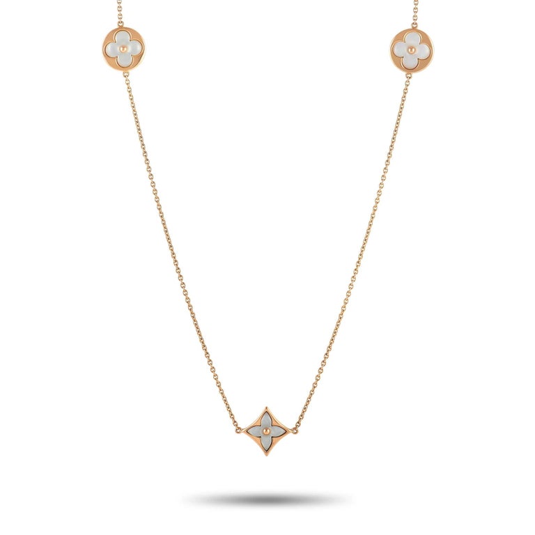 Louis Vuitton Blossom Sautoir Necklace
