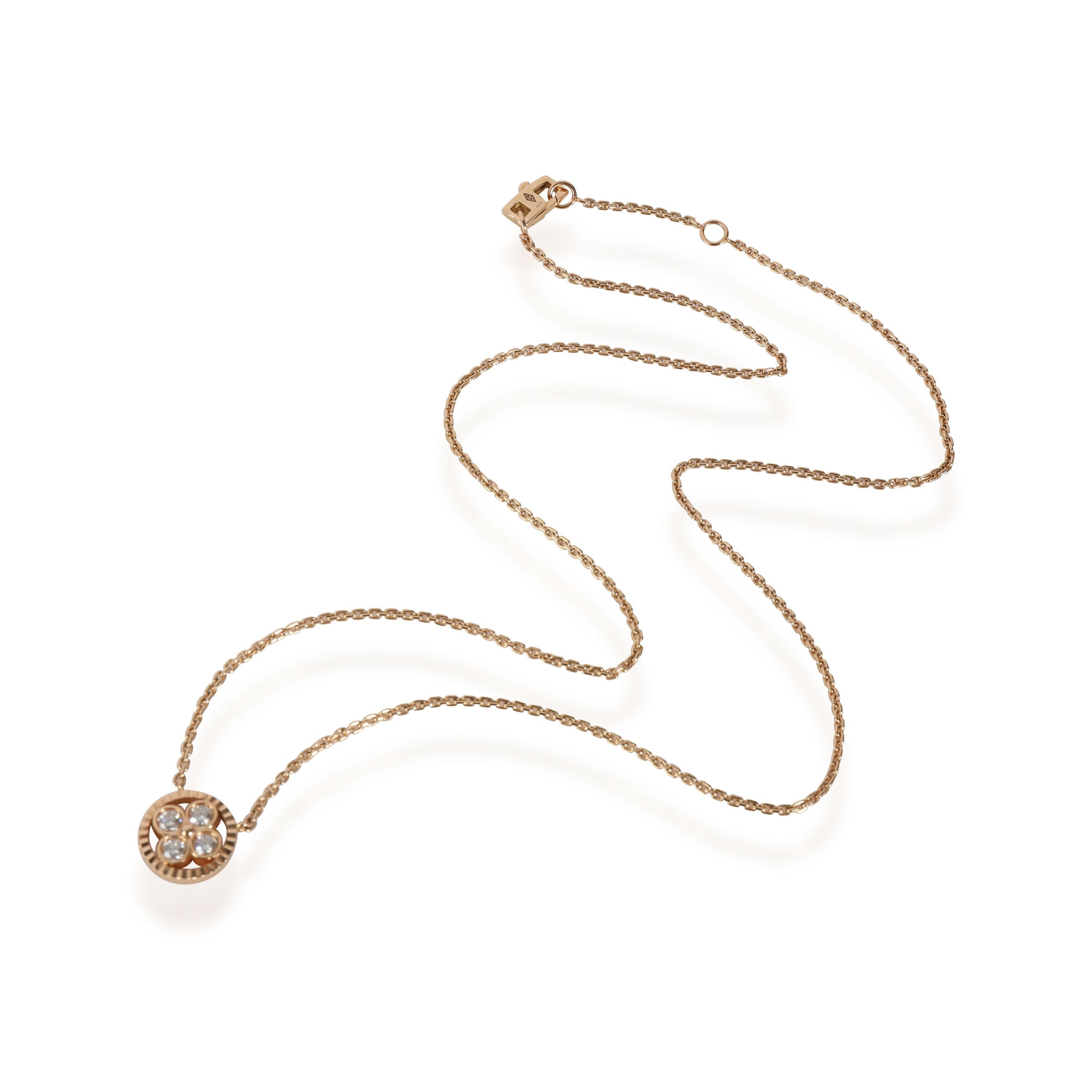 Louis Vuitton Blossom BB Diamond Pendant in 18K Rose Gold 0.2 CTW

PRIMARY DETAILS
SKU: 114304
Listing Title: Louis Vuitton Blossom BB Diamond Pendant in 18K Rose Gold 0.2 CTW
Condition Description: Chain length is adjustable. Retails for 4550 USD.