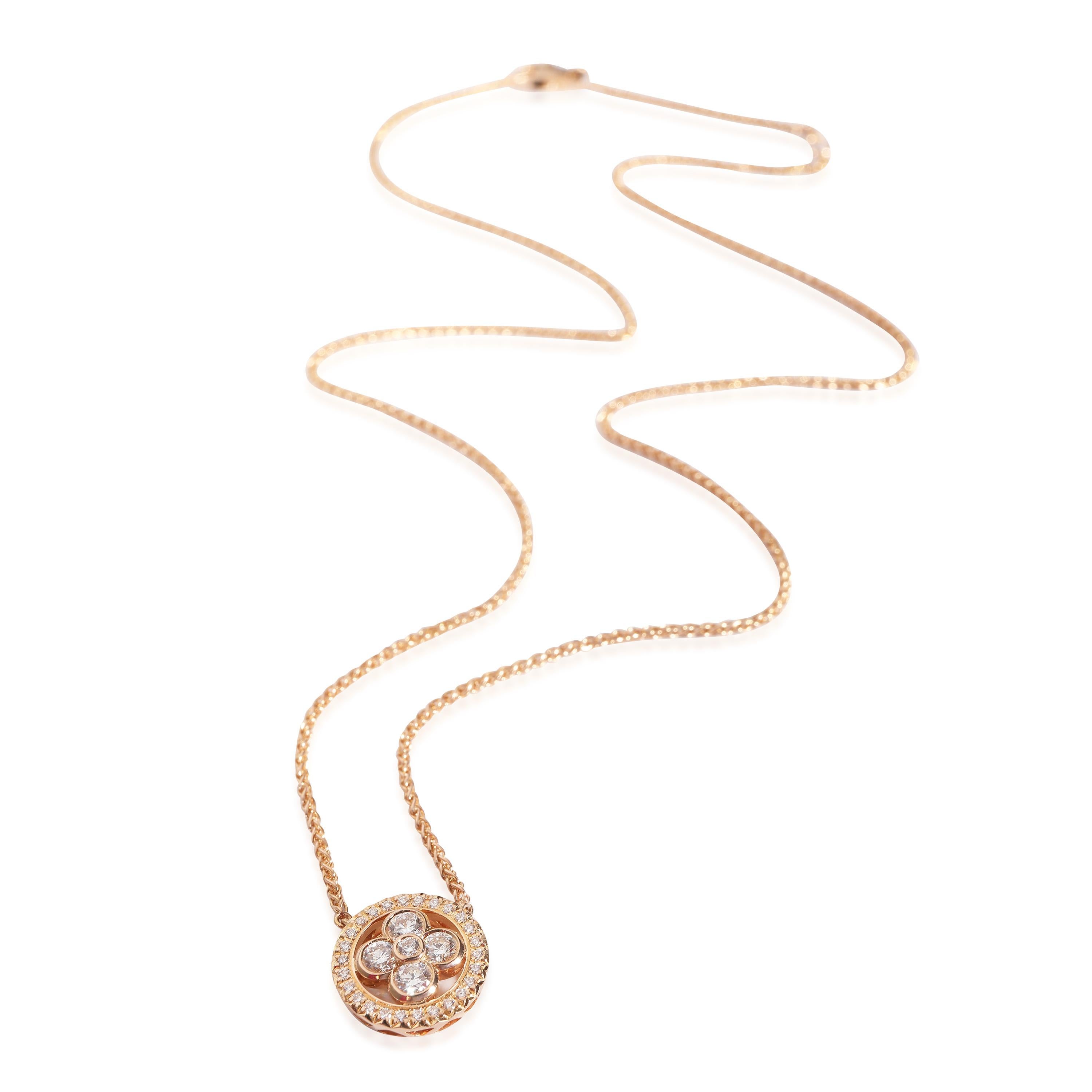 Louis Vuitton Blossom Fashion Pendant in 18k Rose Gold 0.5 CTW

PRIMARY DETAILS
SKU: 139386
Listing Title: Louis Vuitton Blossom Fashion Pendant in 18k Rose Gold 0.5 CTW
Condition Description: Retails for 6200 USD. In excellent condition. 16 in in