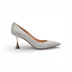 Louis Vuitton Blossom Glitter Pumps Silver EU 36.5 US 6.5 - NWB