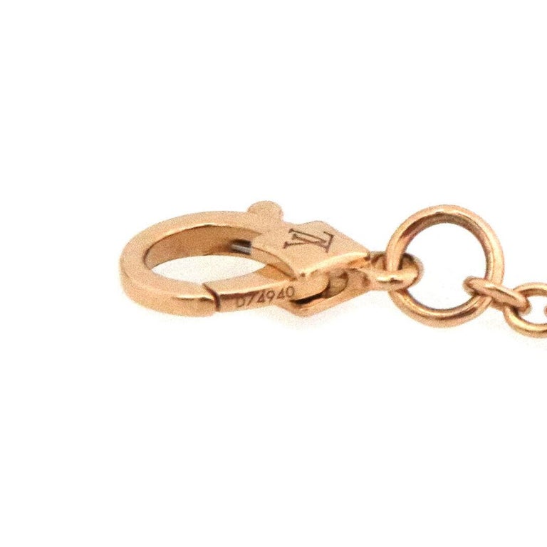 Louis Vuitton Blossom XL Hoops, Pink Gold and Diamonds - Jewelry