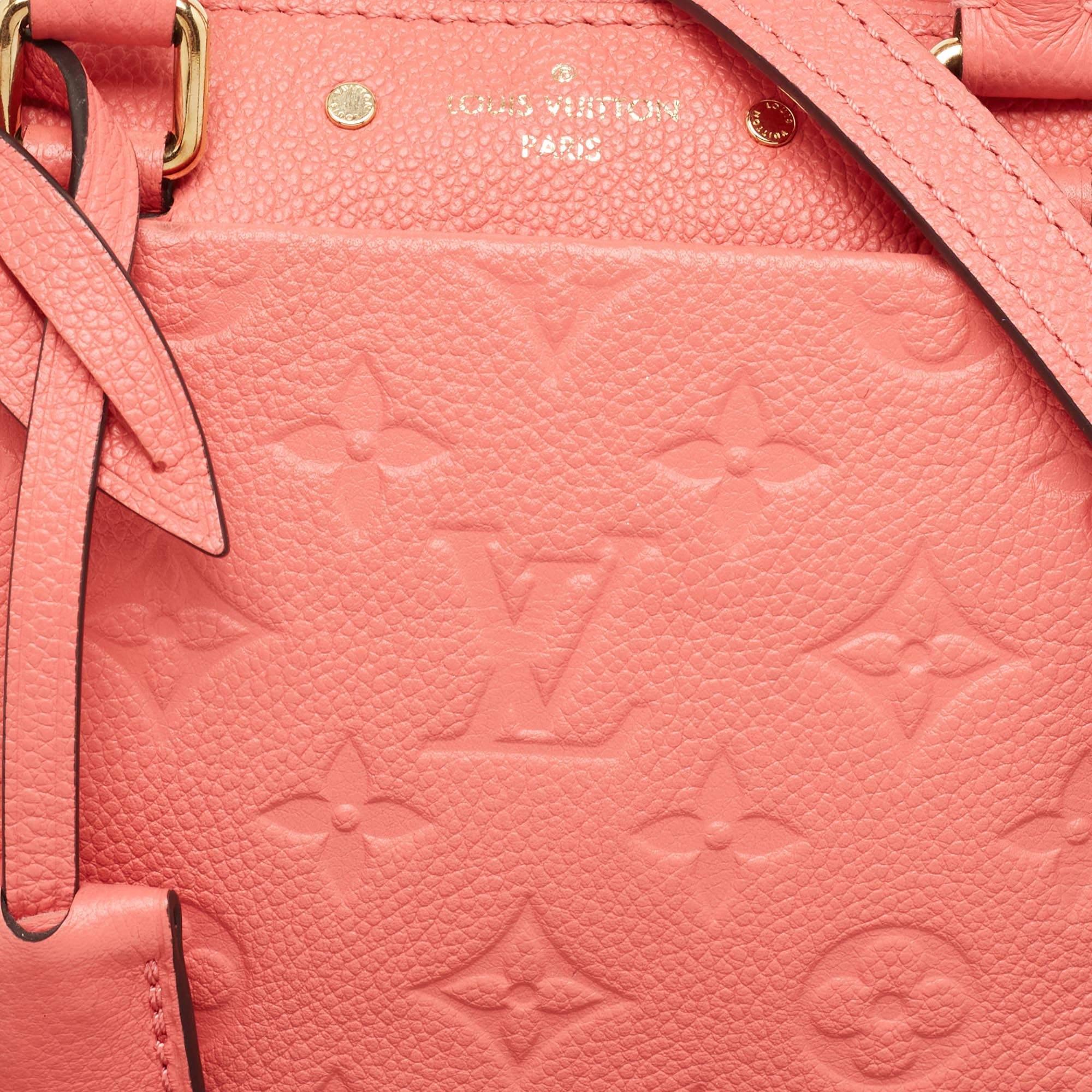 Louis Vuitton Blossom Monogram Empreinte Leather Speedy Bandouliere 20 Bag 4