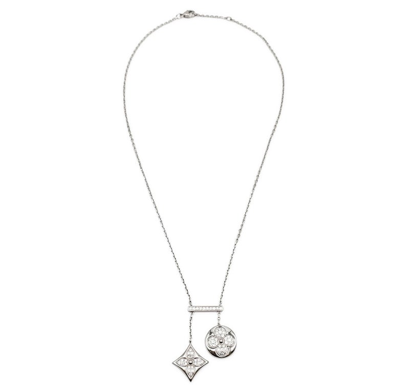 Louis Vuitton Dentelle Necklace in 18K White Gold 1.1 CTW, myGemma, SG