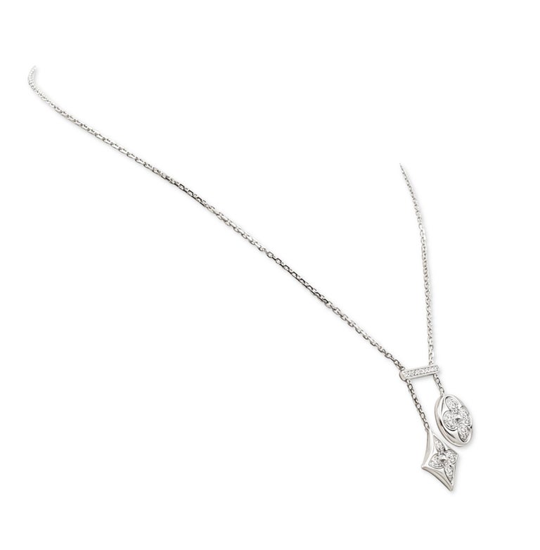 White Gold And Diamond Blossom Négligé Necklace Available For