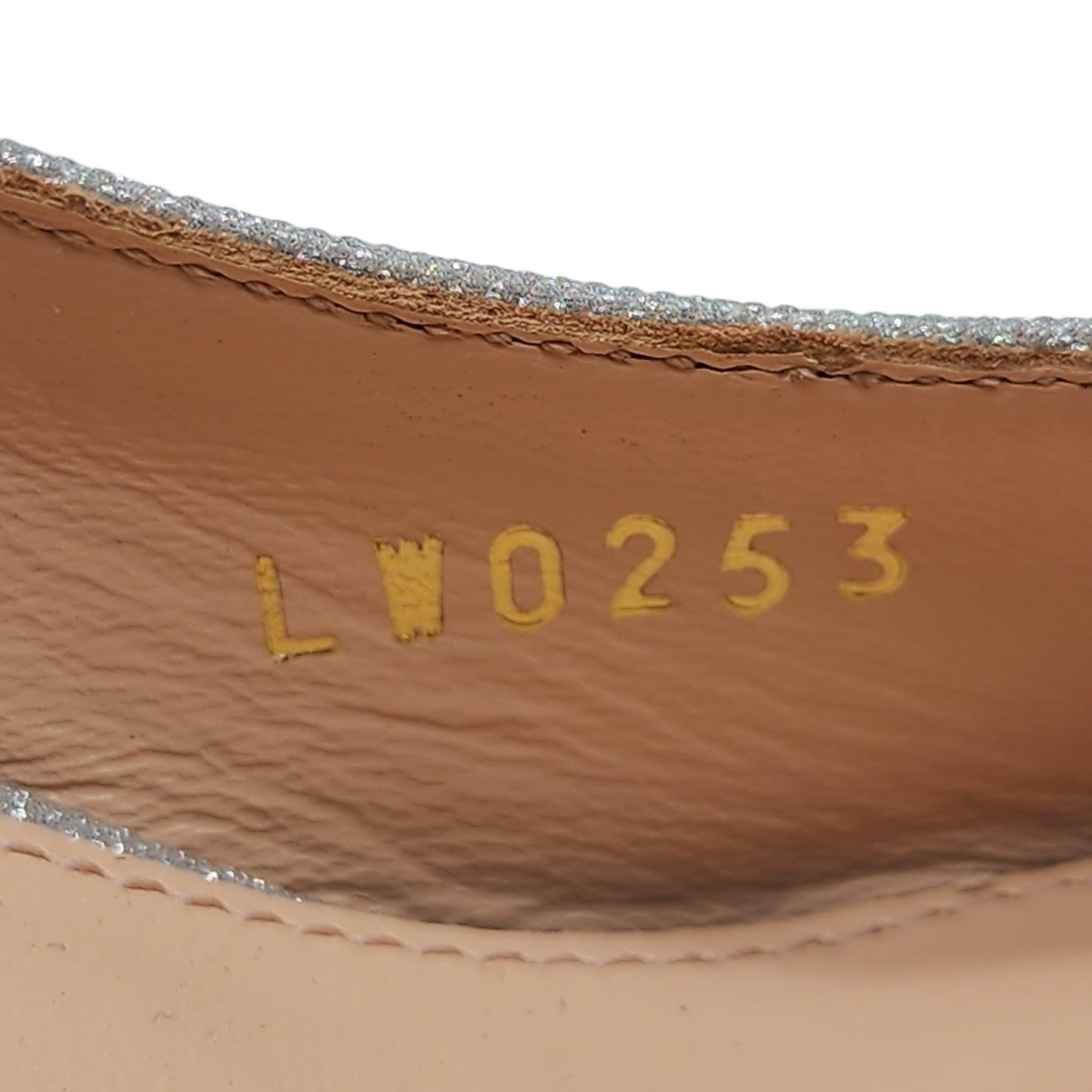 Louis Vuitton Blossom Pumps Glitter in Argento - 5,5 in vendita 3
