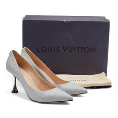 Louis Vuitton Blossom Pumps Glitter in Silver - 5.5