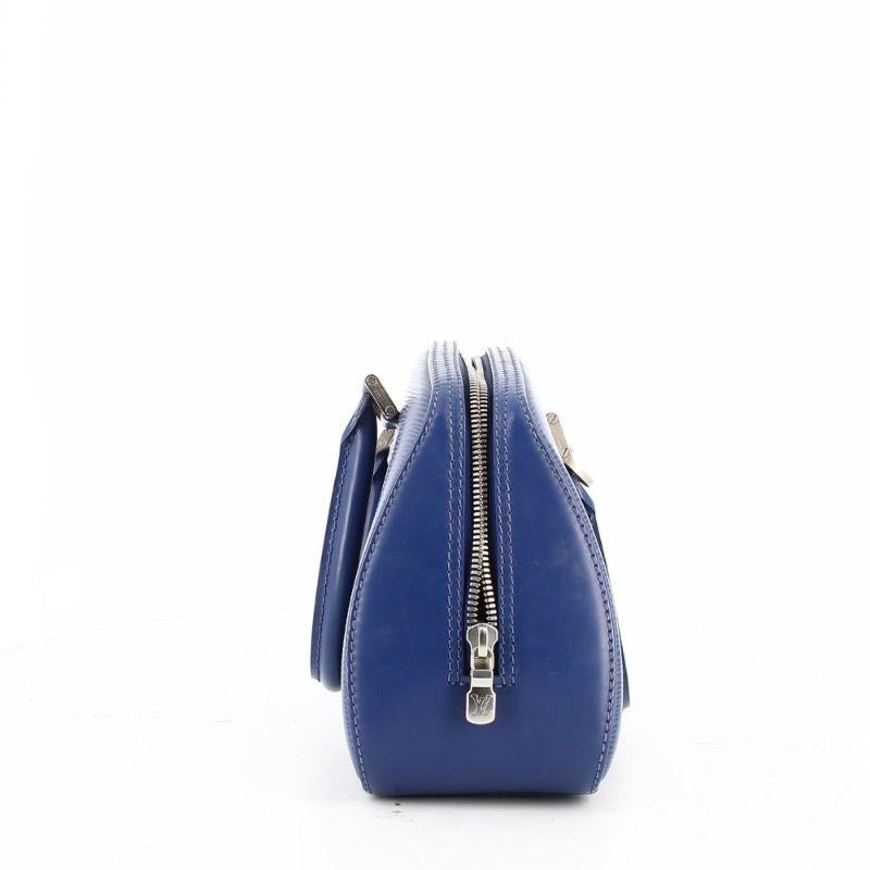 Purple Louis Vuitton Blu Bowling Handbag For Sale