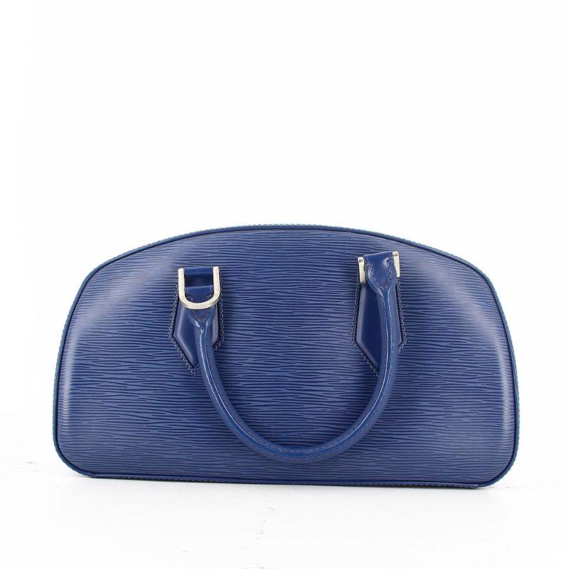 Louis Vuitton Blu Bowling Handbag In Good Condition For Sale In PARIS, FR