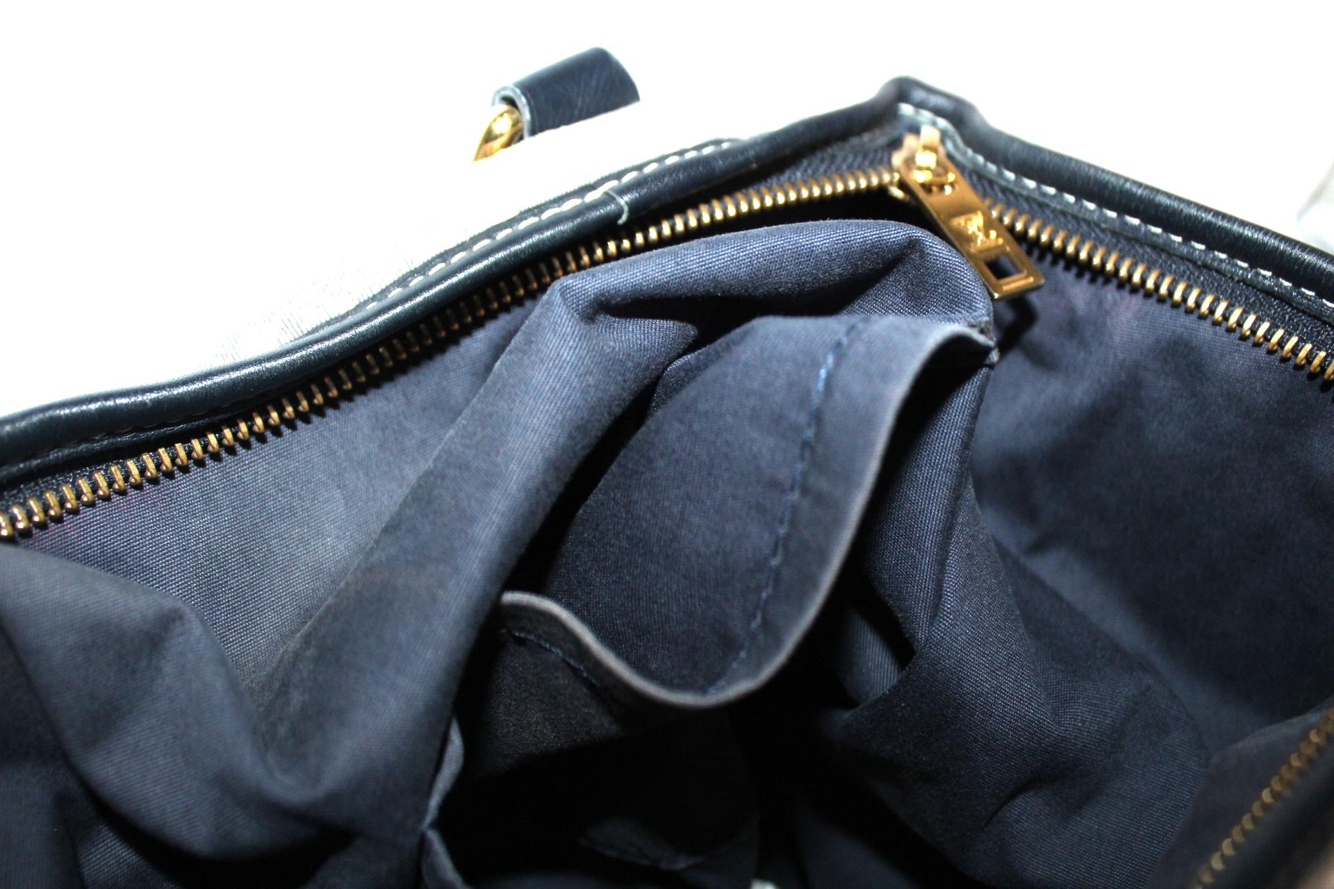 Louis Vuitton Blu Canvas Romance Mini Lin Shoulder Bag In Excellent Condition In Torre Del Greco, IT