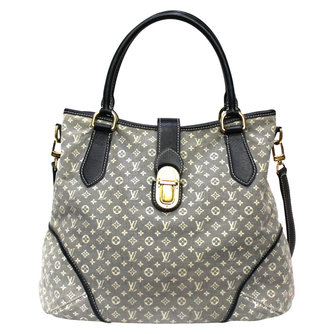 Louis Vuitton Blu Canvas Romance Mini Lin Shoulder Bag