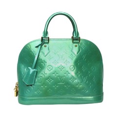 Louis Vuitton Blu Vernice Alma Bag