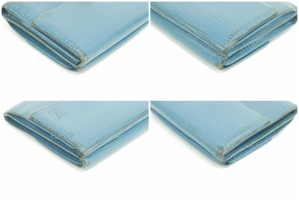 Portafoglio Louis Vuitton Blu 19lk0110 Epi Toledo Trifold Compact Elise 8