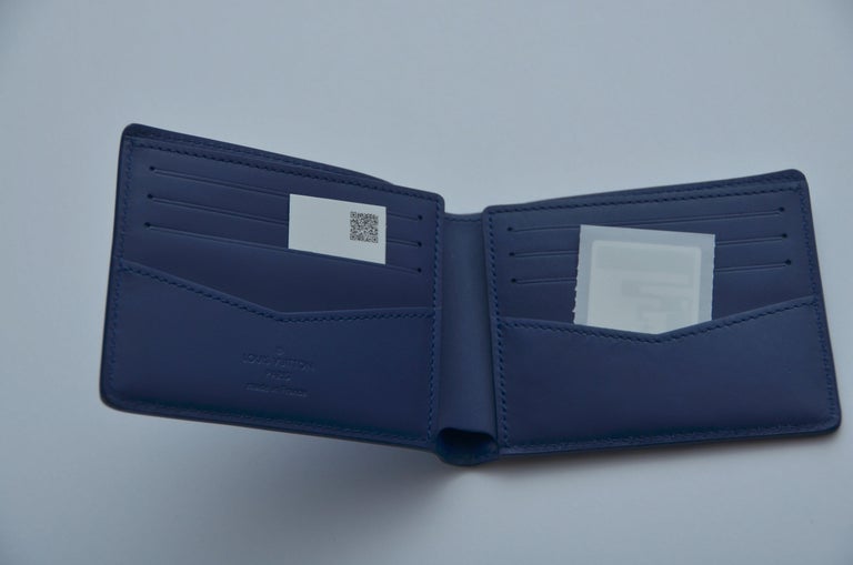 NWT Louis Vuitton Bandana Monogram Leather Slender Wallet Bifold