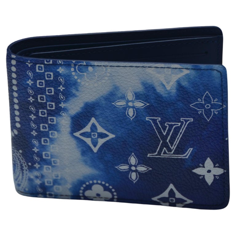Louis Vuitton Brazza Monogram Bandana Leather Print Wallet