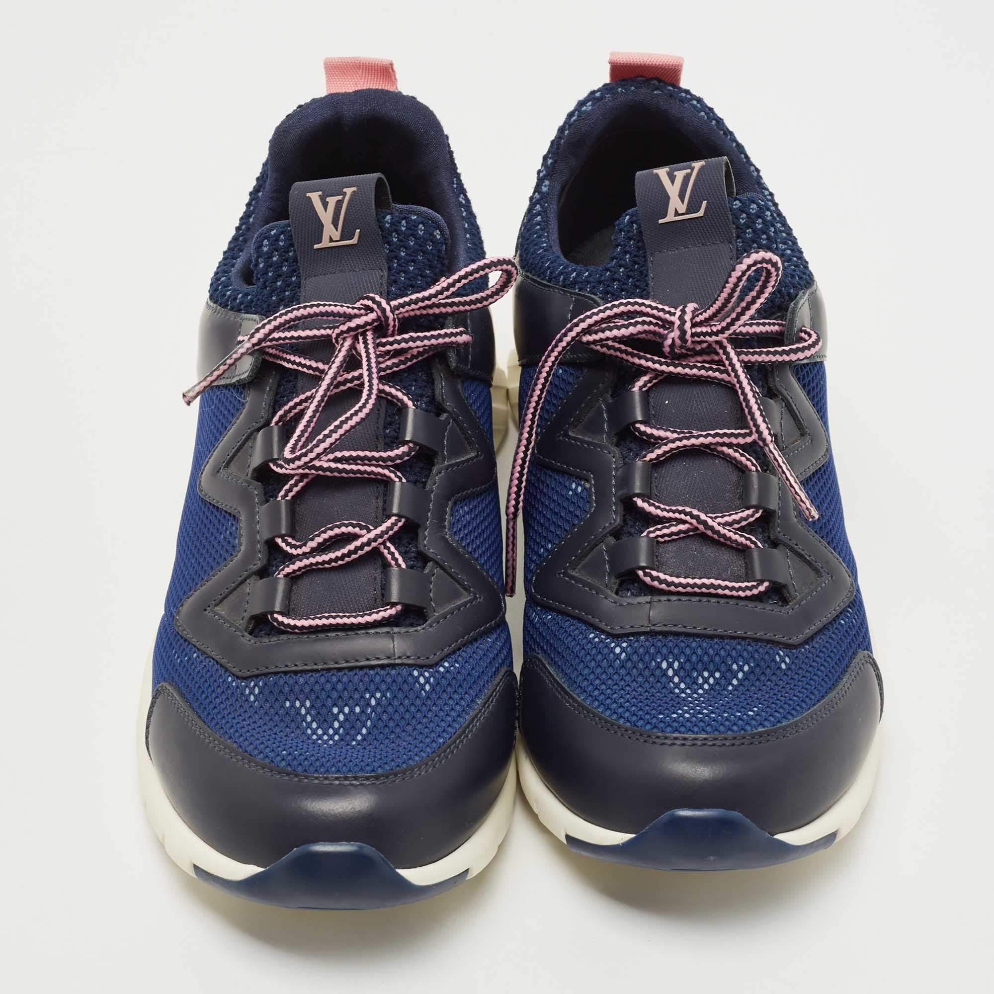 Louis Vuitton Aftergame High-top Sneakers Pink in Blue