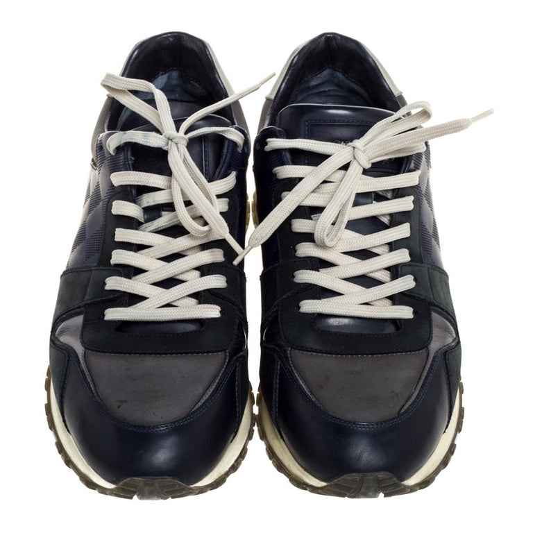 Run away leather trainers Louis Vuitton Black size 39 EU in Leather -  37465087
