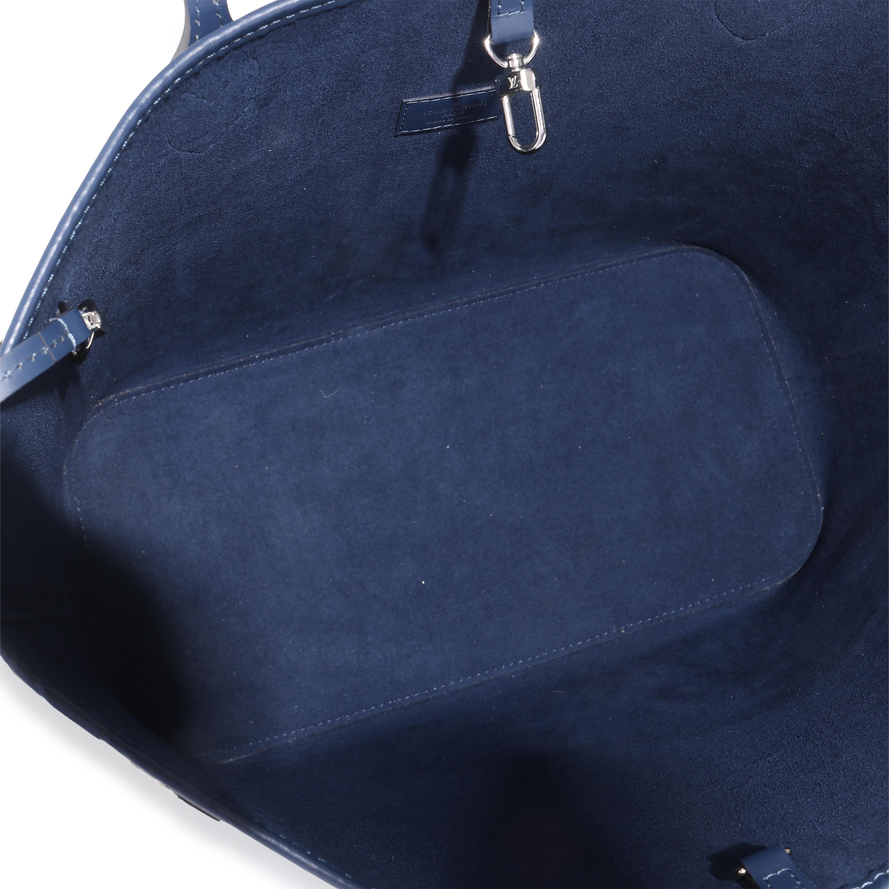 Louis Vuitton Blue Celeste Epi Neverfull MM 1