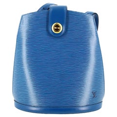 Louis Vuitton Blue Cluny Epi Leather Bag