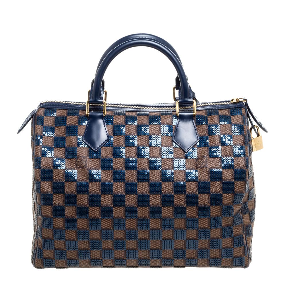 Titled as one of the greatest handbags in the history of luxury fashion, the Speedy from Louis Vuitton was first created for everyday use as a smaller version of their famous Keepall bag. This limited edition Speedy hails from the label's