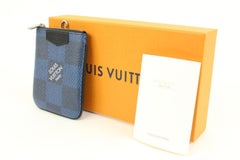 Louis Vuitton - Pochette à pince géante en damier bleu 29lk321s