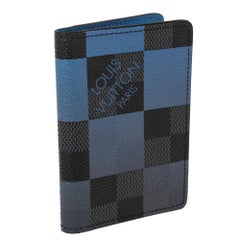 Louis Vuitton Blue Damier Graphite Giant Canvas Pocket Organiser