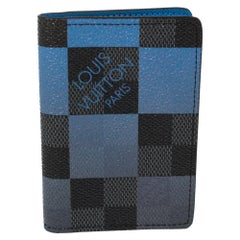 Louis Vuitton Blue Damier Graphite Giant Canvas Pocket Organiser