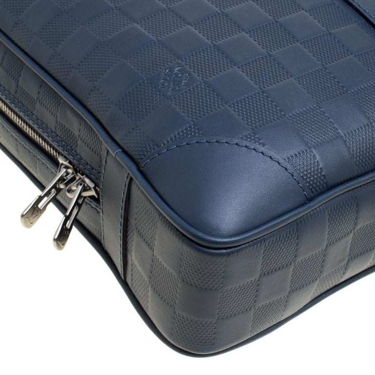 Louis Vuitton Damier Infini Embossed Leather Briefcase Bag on SALE