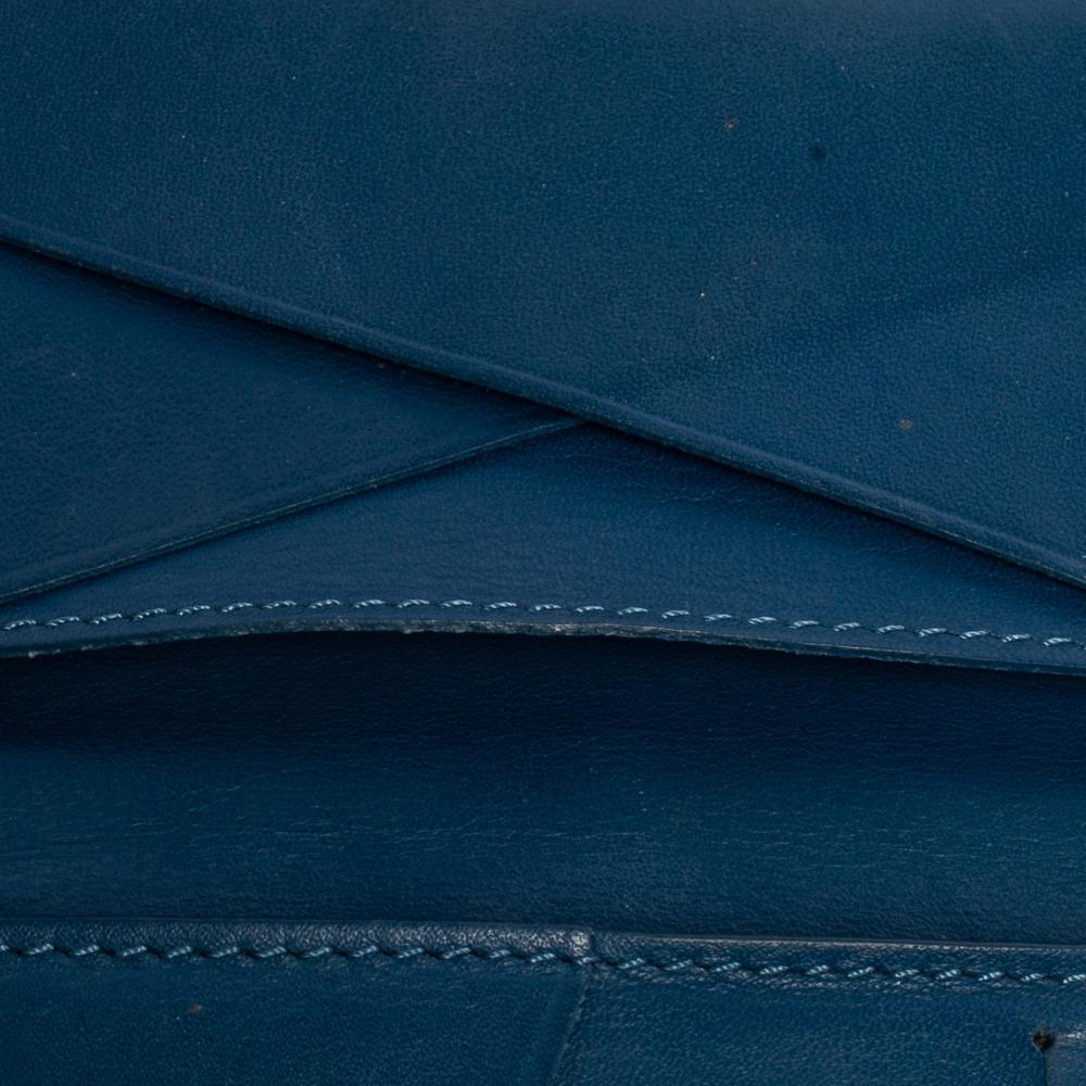 Louis Vuitton Blue Damier Infini Leather Slender Wallet 6