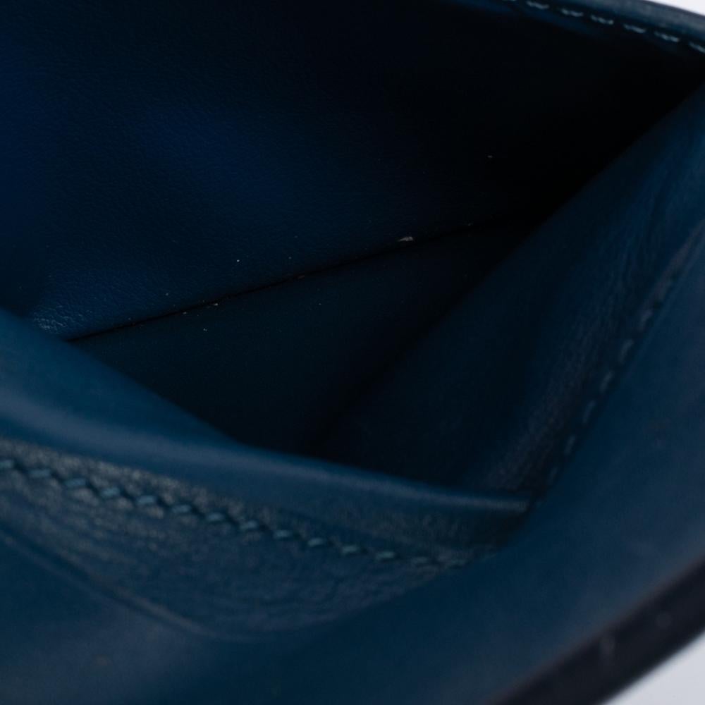Louis Vuitton Blue Damier Infini Leather Slender Wallet 5
