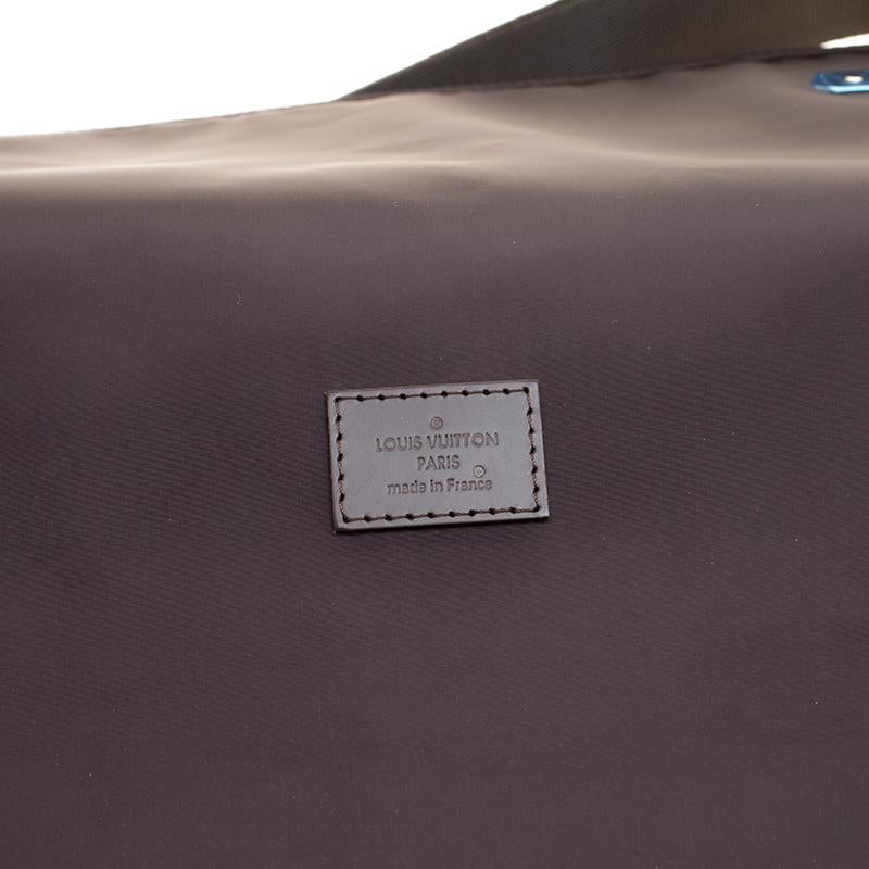 Louis Vuitton Blue/Dark Brown Damier Canvas Geant Messenger Bag 4