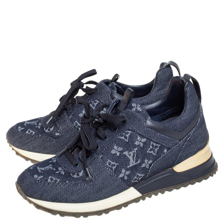 Louis Vuitton ‘Run Away’ Sneaker, Blue denim LV