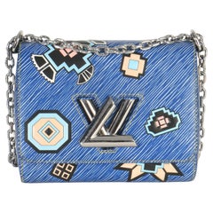 Louis Vuitton Blue Denim Aztec Epi Twist PM