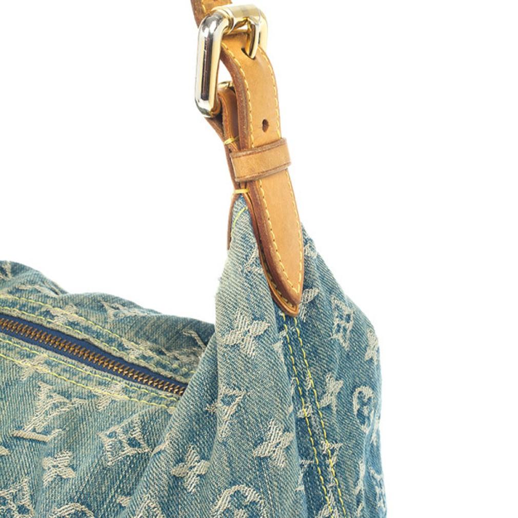 Louis Vuitton Blue Denim Monogram Baggy GM Bag 2