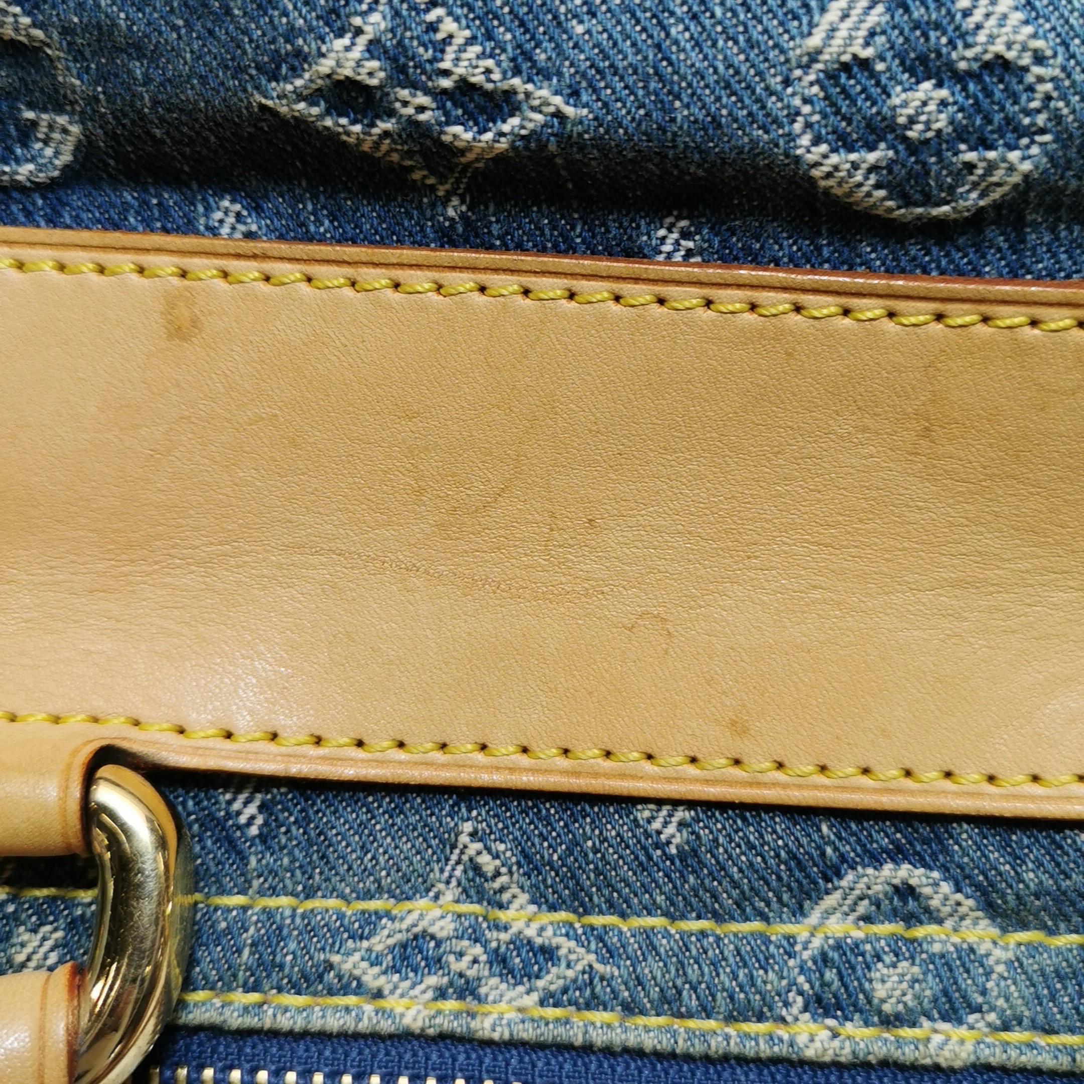 Louis Vuitton Blue Denim Neo Speedy Boston Bag 6