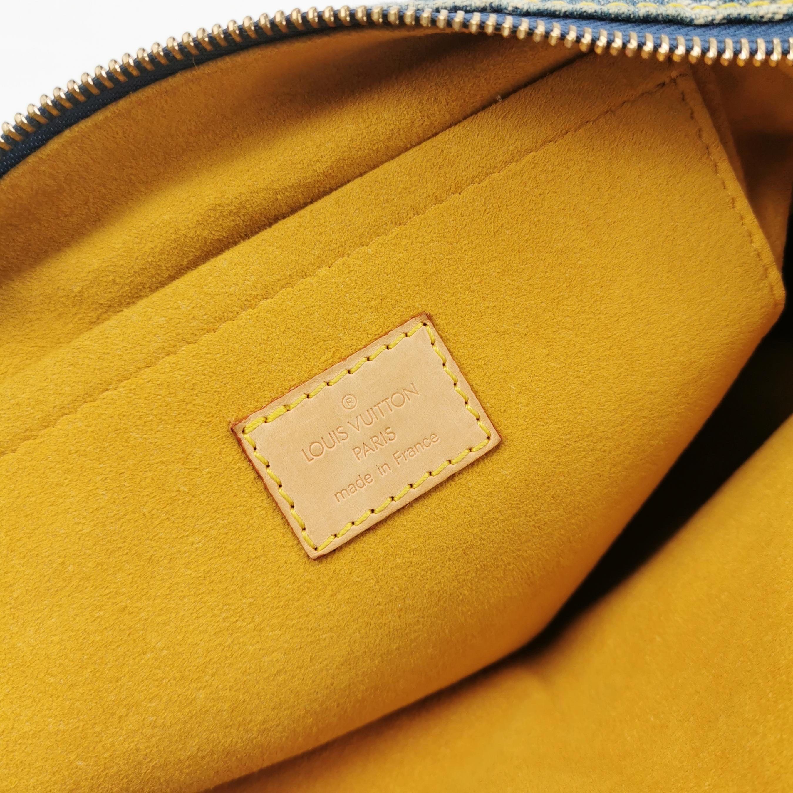 Louis Vuitton Blue Denim Neo Speedy Boston Bag 3