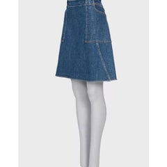 Louis Vuitton Blue Denim Skirt - Sz. XL FR42