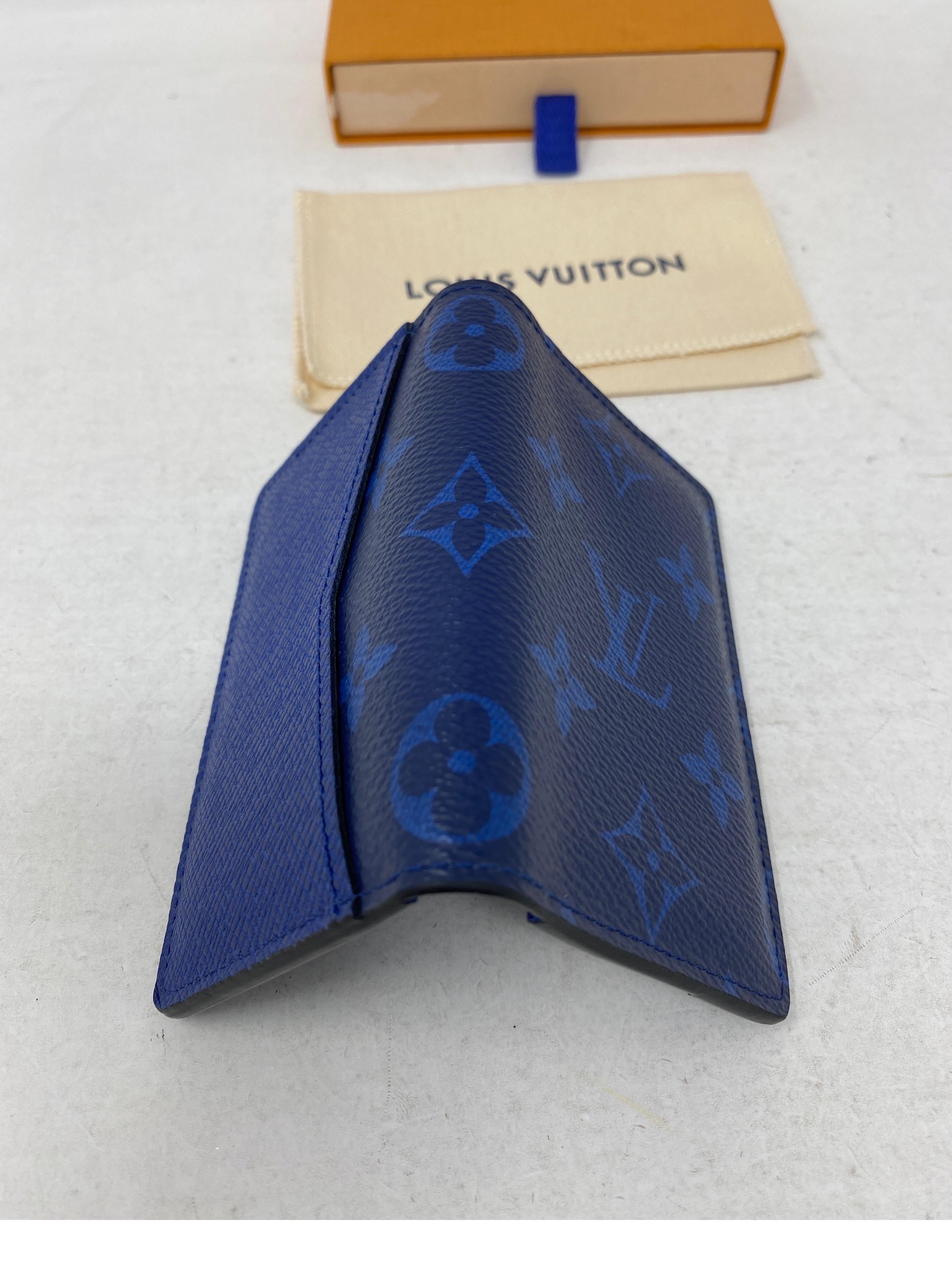Women's or Men's Louis Vuitton Blue Eclipse Wallet