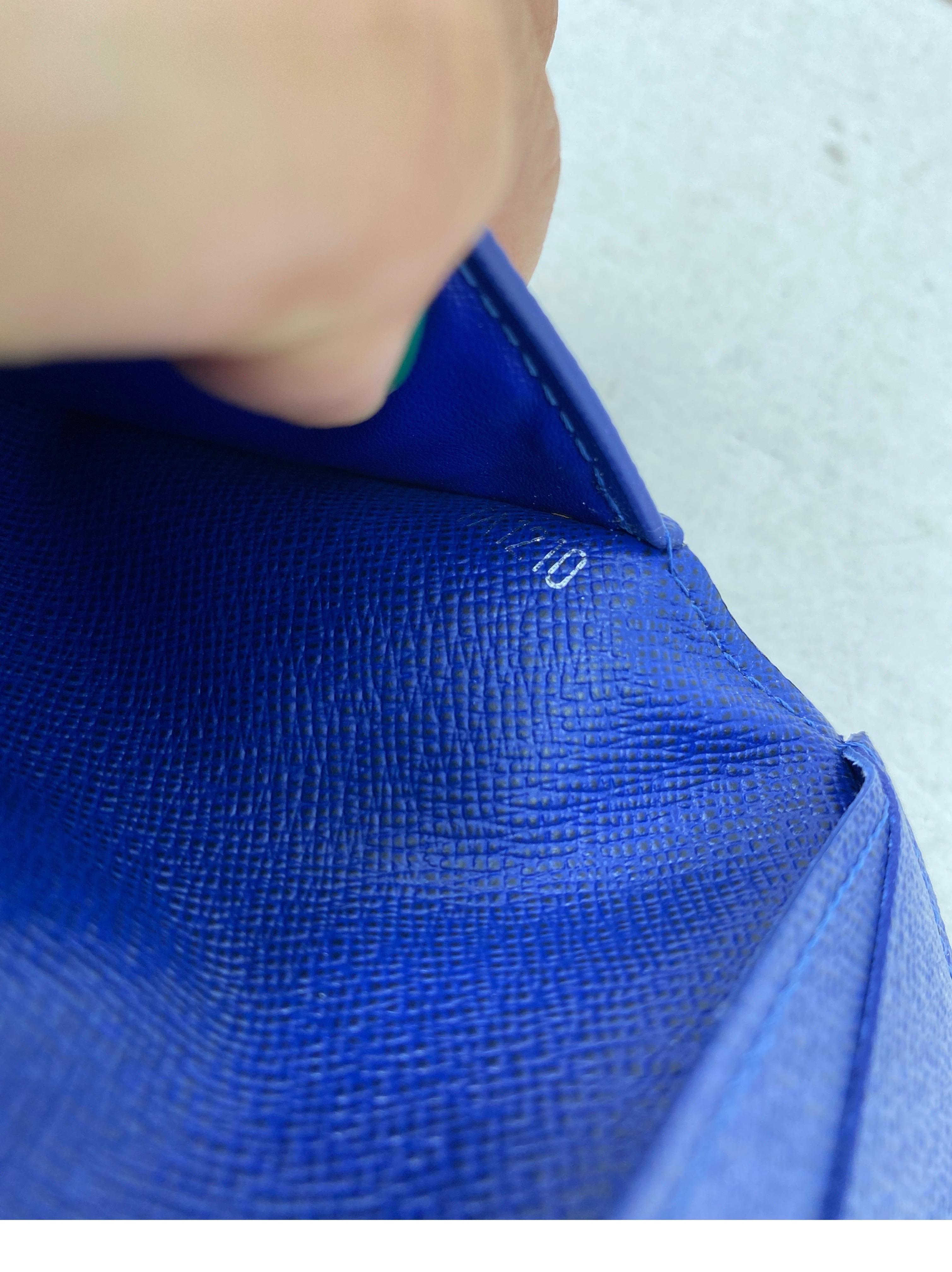 Louis Vuitton Blue Eclipse Wallet 2