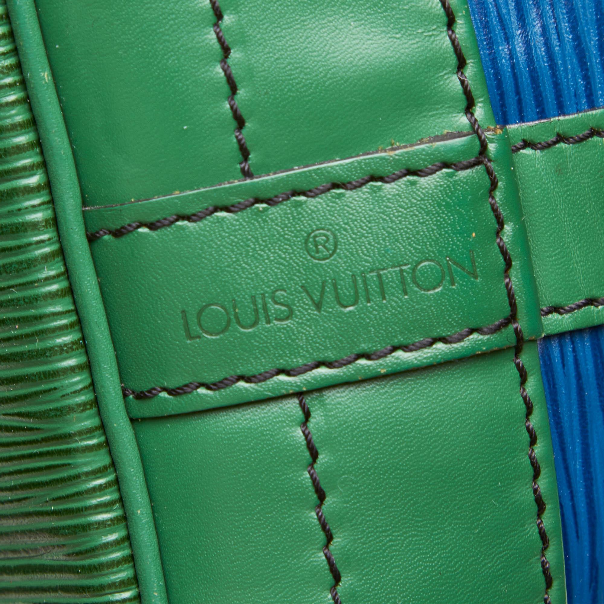 Louis Vuitton Blue Epi Bicolor Noe 2