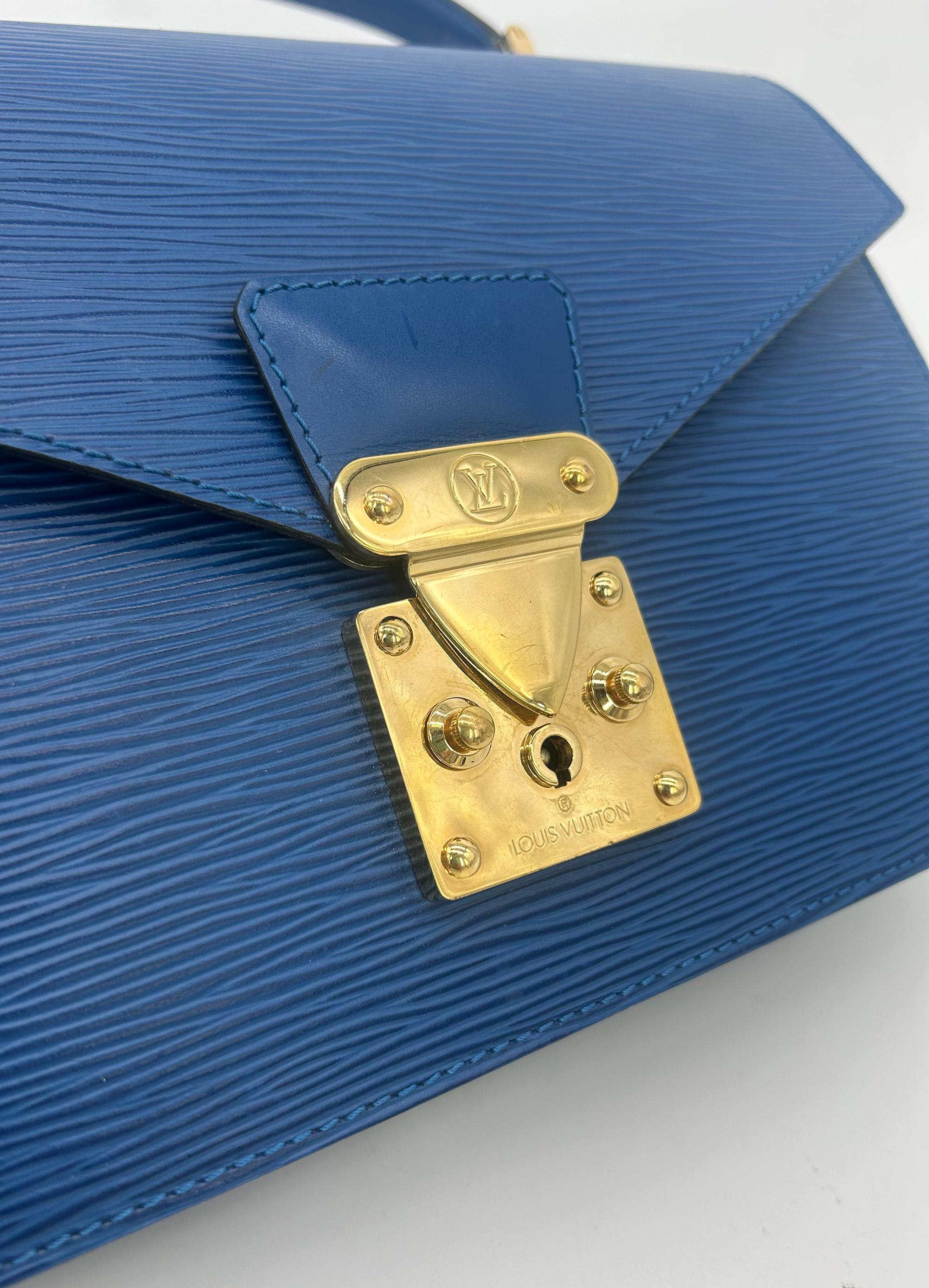 Sac Louis Vuitton Epi Condorde bleu Pour femmes en vente