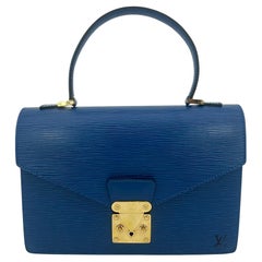 Louis Vuitton Blue Epi Concorde Bag