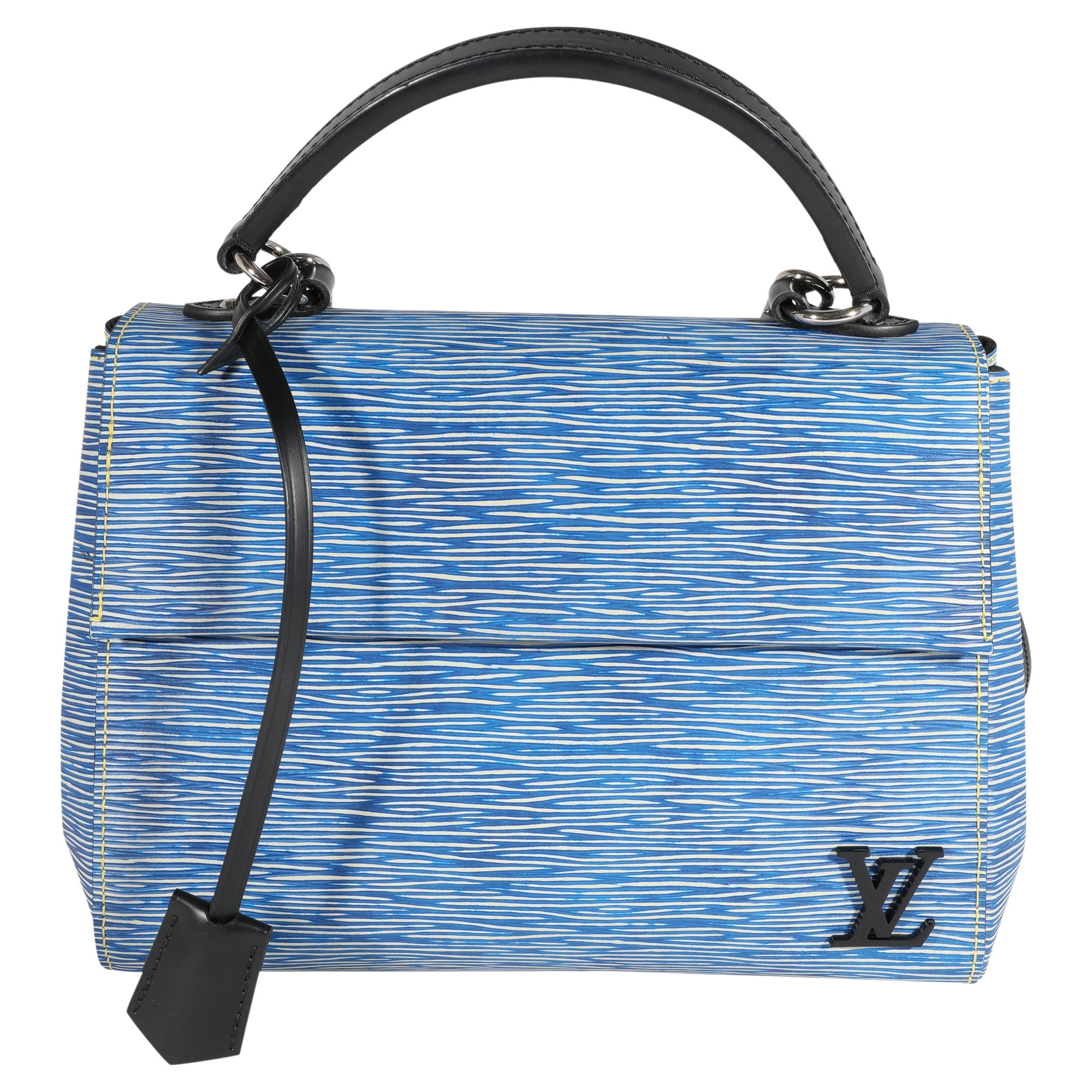 Louis Vuitton Light Denim Epi Leather Cluny MM Bag at 1stDibs