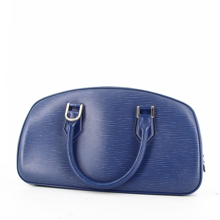 Louis Vuitton Blue Epi Handbag For Sale 1