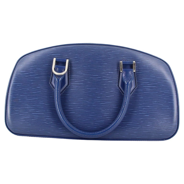 Louis Vuitton Blue Epi Handbag For Sale