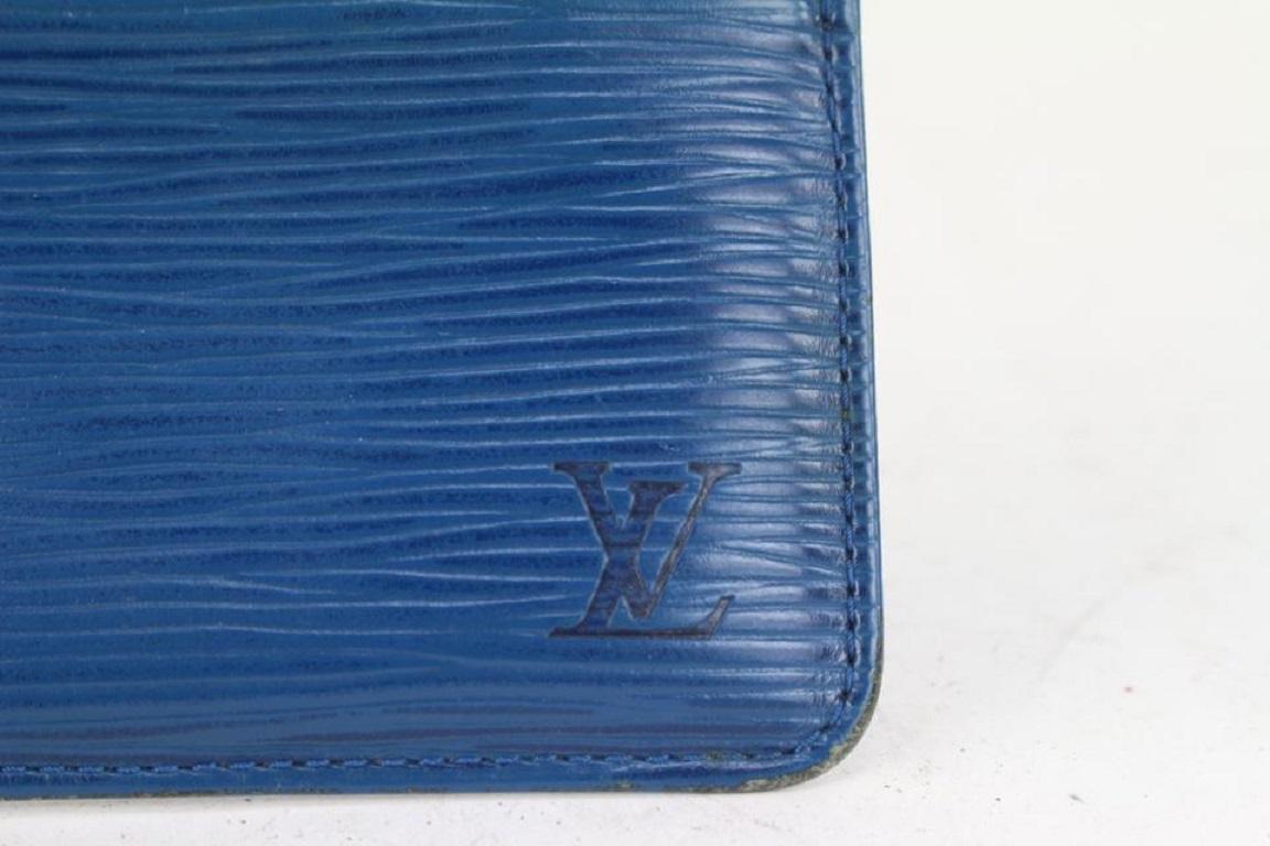 Louis Vuitton Blue Epi Leather Key Pouch Pochette Cles Keychain 130lv729 3