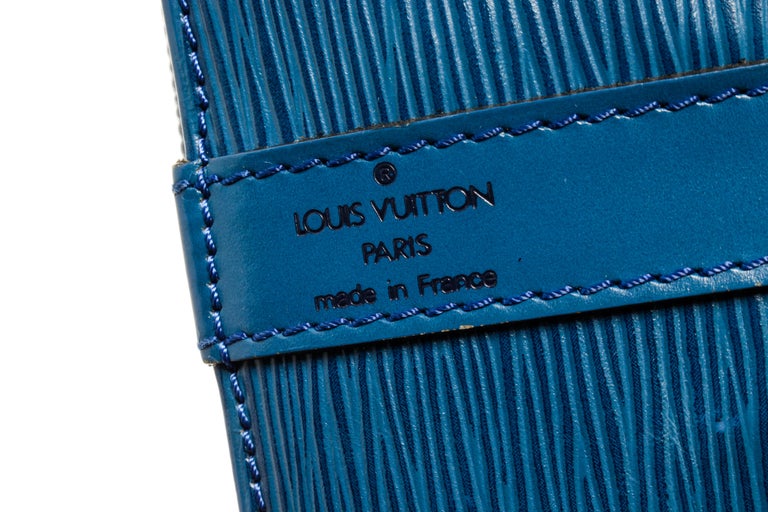 Louis Vuitton Blue Epi Leather Noe PM 6