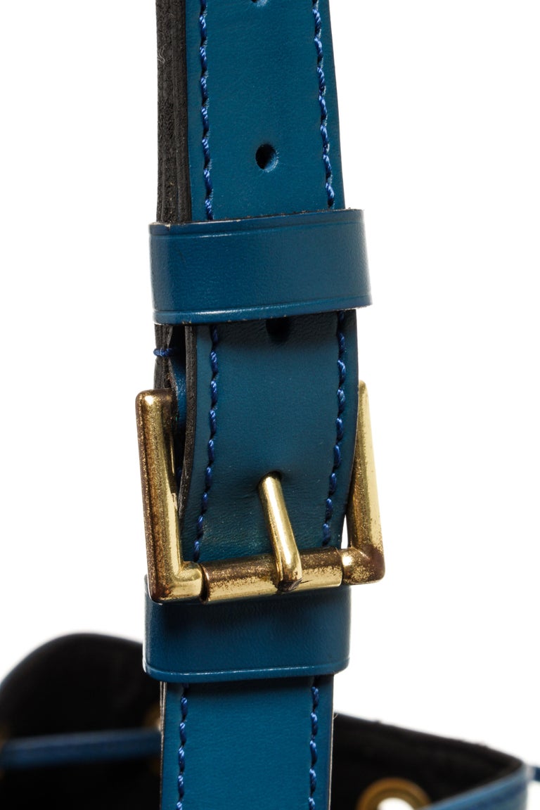 Louis Vuitton Blue Epi Leather Noe PM 2