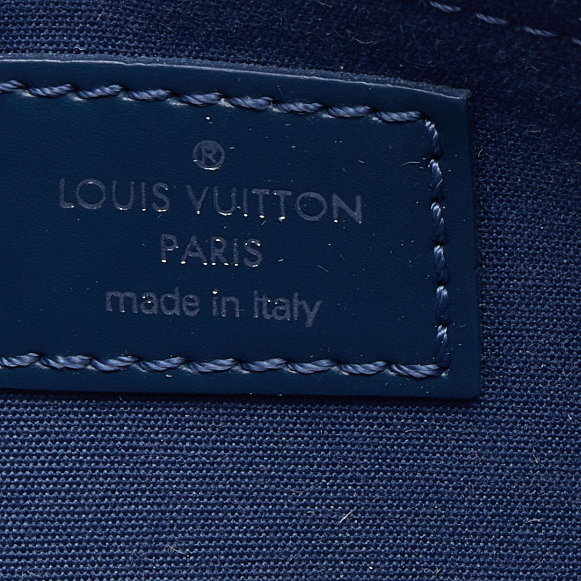Louis Vuitton Blue Epi Leather Pochette Segur Bag 2