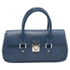Louis Vuitton Blue Epi Leather Pochette Segur Bag
